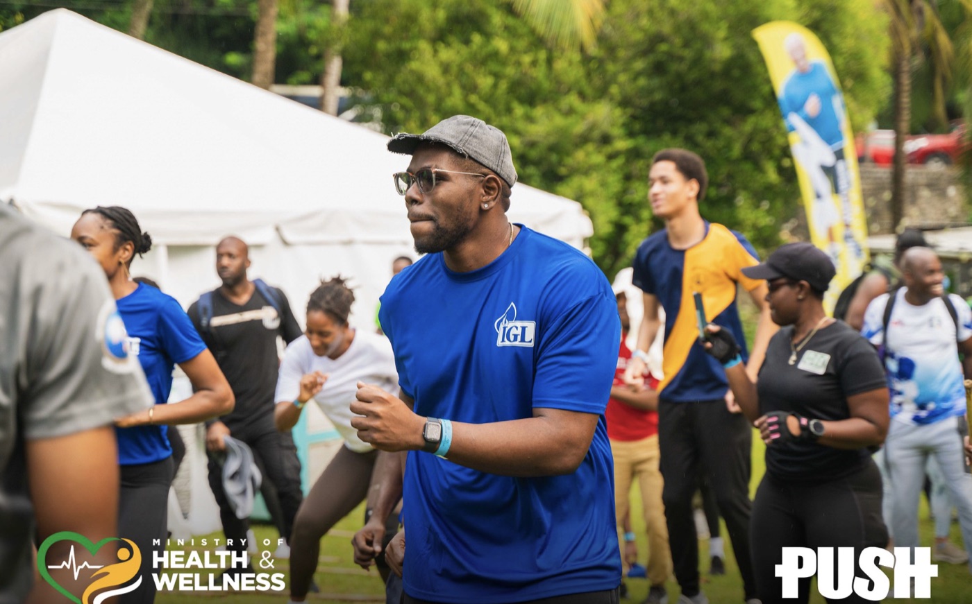 Participants at a Jamaica Moves event